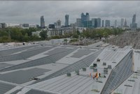 Widok na roboty na dachu Stacja Warszawa Zachodnia 06.11.2023r. Autor Błażej Mstowski, PKP PLK S.A (40)