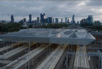 Widok ogolny na perony i dach Stacja Warszawa Zachodnia 06.11.2023r. Autor Błażej Mstowski, PKP PLK S.A (46)