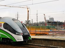 Pociąg przy peronie Warszawy Zachodniej, fot. Martyn Janduła
