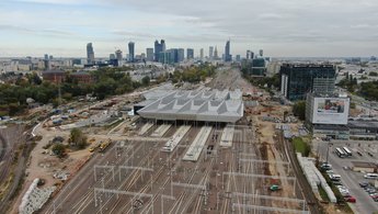 Widok z góry na stację Warszawa Zachodnia_fot. Artur Lewandowski