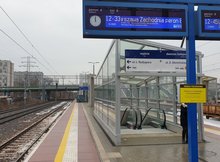 Peron 4 na stacji Warszawa Gdańska