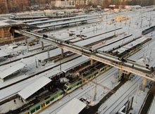 Zdjęcie z góry na perony stacji Warszawa Zachodnia_fot. Artur Lewandowski