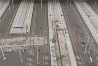 Widok na prace budowlane na peronach Stacja Warszawa Zachodnia 06.11.2023r. Autor Błażej Mstowski, PKP PLK S.A (44)