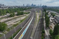 Obiekty inżynieryne i tory na dojeździe do stacji Warszawa Zachodnia_fot. Artur Lewandowski
