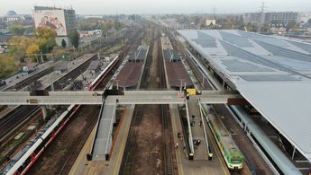 Widok z góry na stację Warszawa Zachodnia_fot. Artur Lewandowski