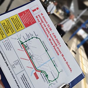 Schemat obsługi podróżnych na Warszawskim Węźle Kolejowym od 05.01.2024