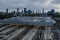 Widok ogolny na perony i dach Stacja Warszawa Zachodnia 06.11.2023r. Autor Błażej Mstowski, PKP PLK S.A (46)