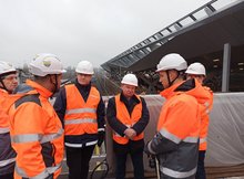 Wizyta techniczna na placu budowy stacji Warszawa Zachodnia, fot. Martyn Janduła