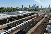 Stacja Warszawa Zachodnia. Pendolino przy peronie_fot. Artur Lewandowski