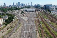 Układ torowy na wjeździe na stację Warszawa Zachodnia_fot. Artur Lewandowski