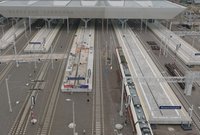 Widok ogólny na perony i dach Stacja Warszawa Zachodnia 06.11.2023r. Autor Błażej Mstowski, PKP PLK S.A (45)