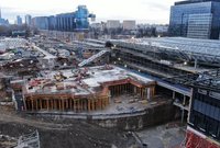 Widok z góry na budowę tunelu na stacji Warszawa Zachodnia fot. Artur Lewandowski