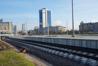 Prace prowadzone na stacji Warszawa Główna Osobowa, 12.01.2021 r., Autor. Błażej Mstowski