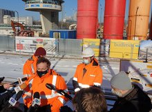 Briefing na stacji Warszawa Zachodnia w dn. 12.02.2021