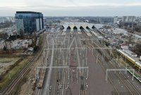 Tory prowadzące do stacji Warszawa Zachodnia od strony stacji Warszawa Centralna- fot. Artur Lewandowski